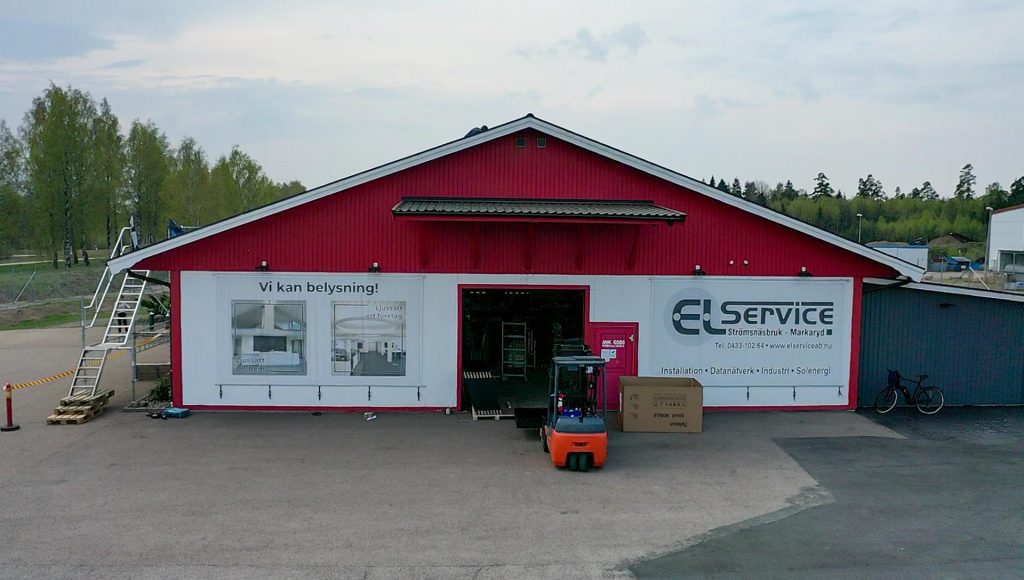 Elservice Strömsnäsbruk Markryd Shopping Solceller Elinstallation