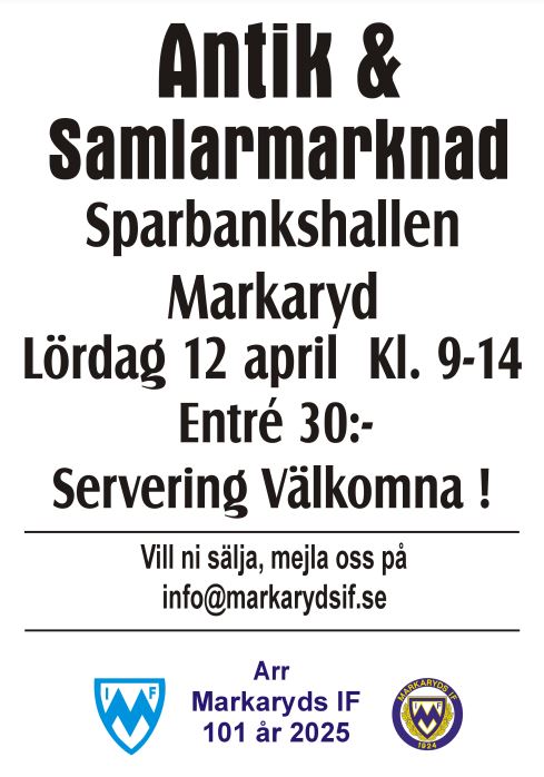 Antik & Samlarmarknad Markaryd